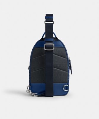 【希少】COACH ボディバッグ パック シグネチャー デニムCU547 希少】COACH ボディバッグ パック シグネチャー デニムCU547